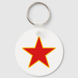 Porte-clés Étoile rouge communiste