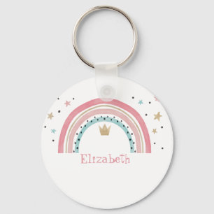 Porte-clés Étoiles Arc-en-ciel Mignonnes