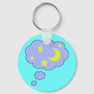 Porte-clés étoiles de lune