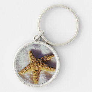 Porte-clés Étoiles de mer sur une serviette