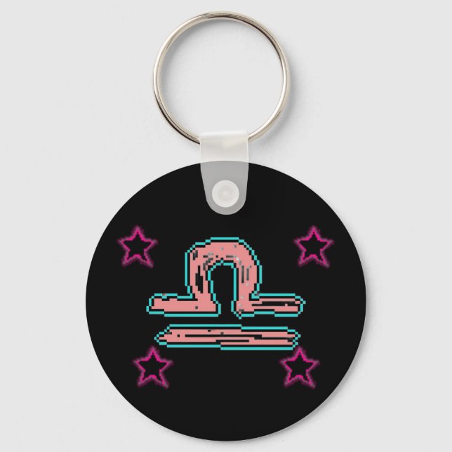 Porte-clés Étoiles LIBRA (Recto)