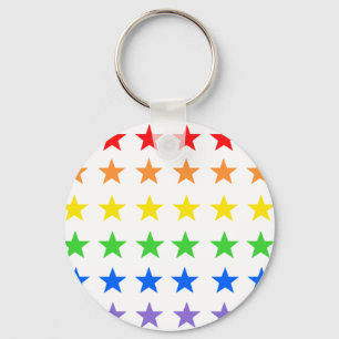 Porte-clés étoiles Rainbow