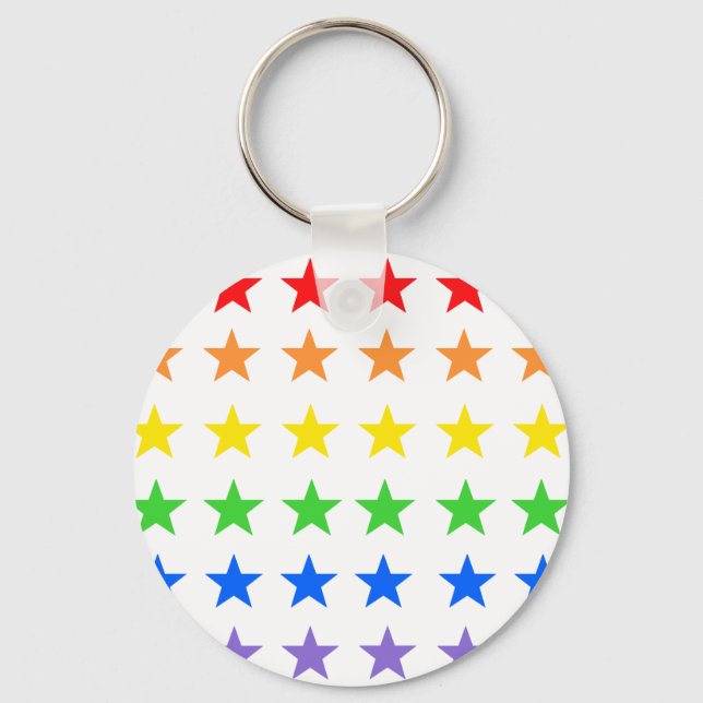 Porte-clés étoiles Rainbow (Recto)