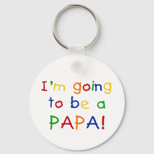 Porte-clés Être un Papa - Couleurs primaires