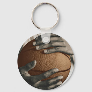 PORTE-CLÉS ÉTREINTE DE BASKET-BALL - MON PORTE - CLÉ DE SPO