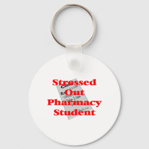 Porte-clés étudiant en pharmacie stressé