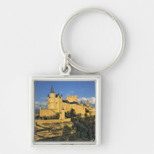 Porte-clés Europe, Espagne, Ségovie. L'imposant Alcazar.