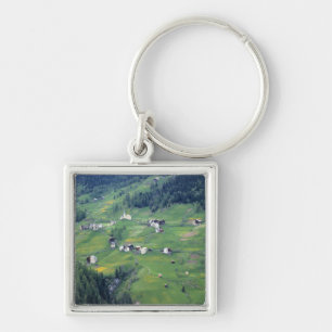 Porte-clés Europe, Italie, Alpes dolomitiques. Ce minuscule v
