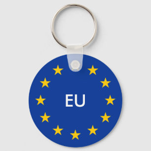 Porte-clés European Union EU flag keychains with custom text