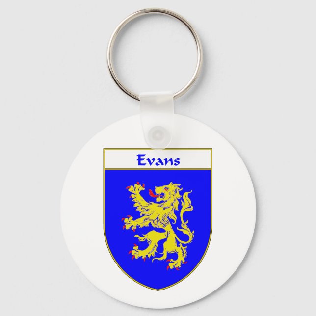 Porte-clés Evans Armoiries/crête de famille (Pays de Galles) (Recto)
