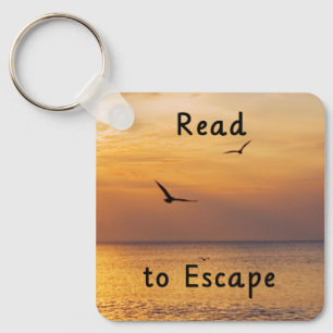 Porte-clés Évasion pour lire Citation de lecteur