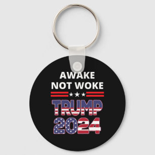 Porte-clés Éveillé Pas Réveillé Élection Trump Républicain Sa