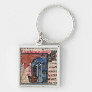 Porte-clés Évêque Consecrating une église
