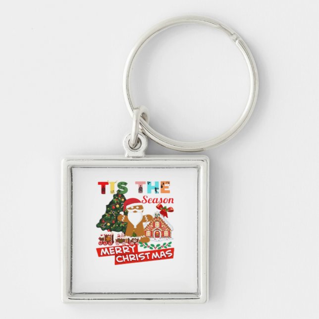 Porte-clés Everyone Loves A At Christmas Christmas Santas Com (Devant)