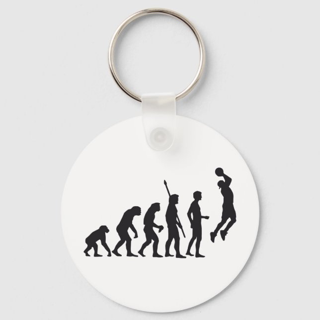 Porte-clés evolution basket-ball (Recto)