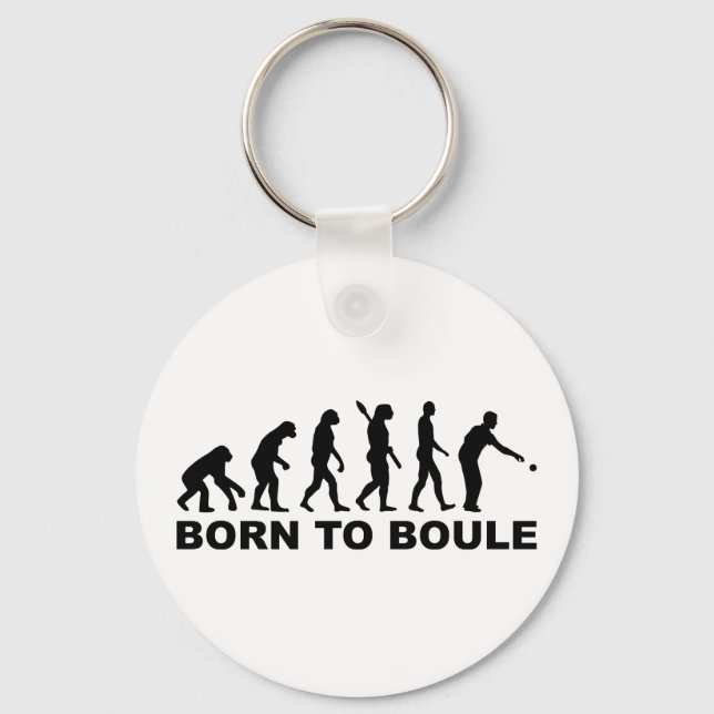 Porte-clés Evolution Boule Petanque (Recto)