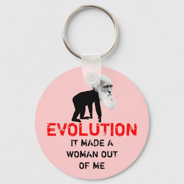 Porte-clés évolution Darwin (Recto)