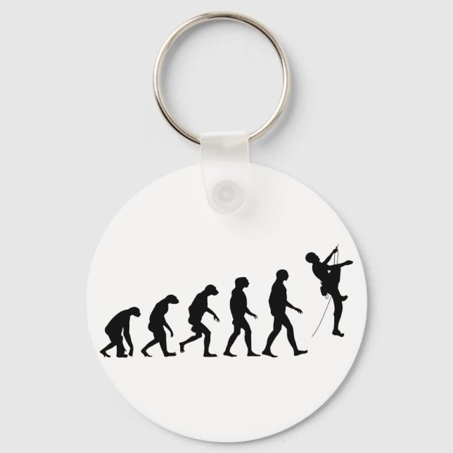 Porte-clés Évolution de l'Escalade des montagnes (Recto)