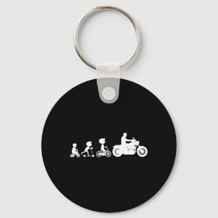 Porte-clés Évolution de vie de motard moto chopper Low Rider