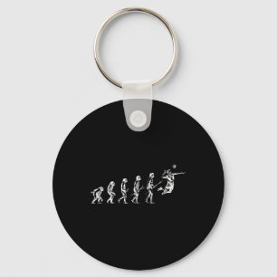 Porte-clés Evolution De Volley-Ball Man Drôle Joueur De Vball