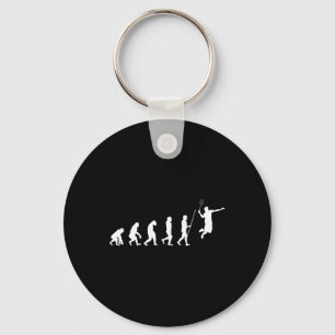 Porte-clés Evolution Volant de badminton Badminton Player Cad