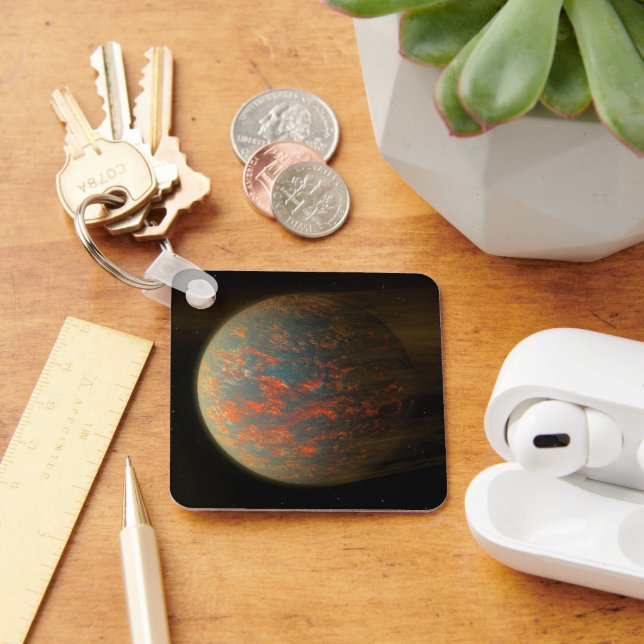 Porte-clés Exoplanet 55 Cancri E Et Sa Surface Moulée (Bureau)