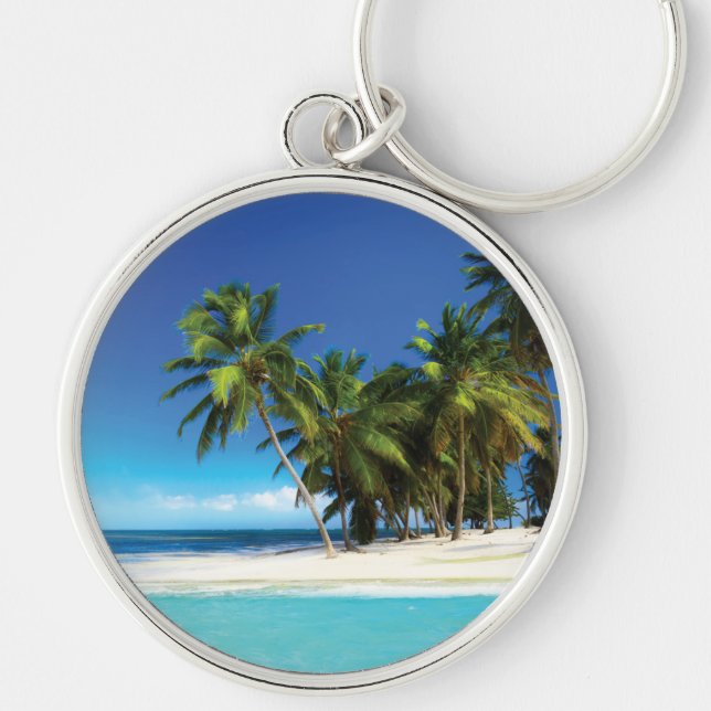 Porte-clés Exotic beach throw pillow (Devant)