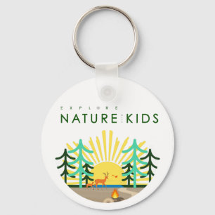 Porte-clés Explorez la nature avec le Porte - clé d'aimant po