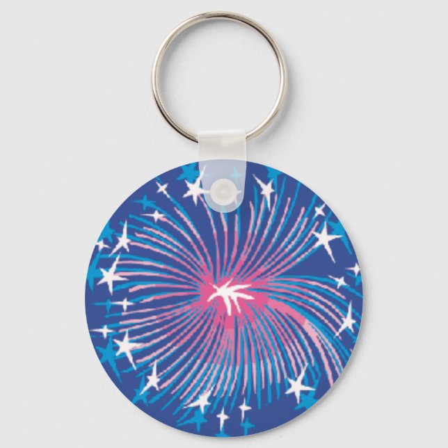 Porte-clés Explosion de Couleur - (Recto)