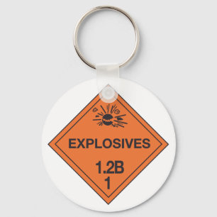 Porte-clés Explosives Sign
