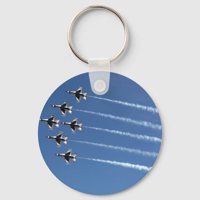 Porte-clés F-16 Formation de Delta Thunderbirds (Recto)