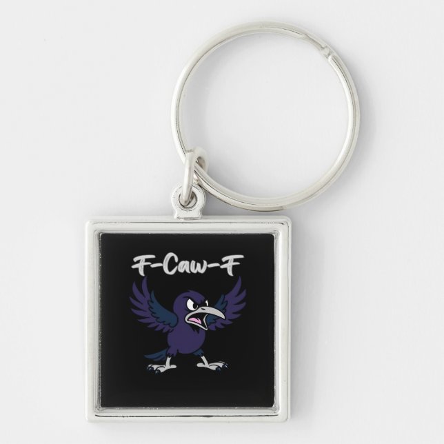 Porte-clés F-Caw-F Aesthetic Graphic (Devant)