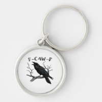 F-Caw-F Corbeau Drôle Pun Gothique Corbeau Humour 