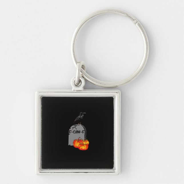 Porte-clés F-Caw-F Crow Classic Retro Cool (Devant)