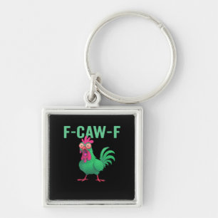Porte-clés F-Caw-F Poulet Style Vintage