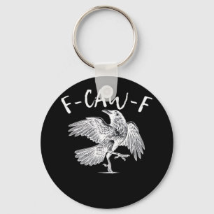 Porte-clés F-Caw-F Raven Retro Classique