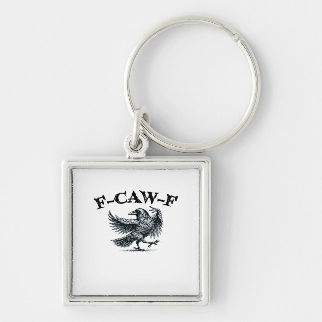 Porte-clés F-Caw-F Retro Style (Devant)