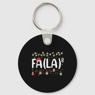 Porte-clés Fa (la)8 Funky Christmas Père Noël Fa La Math Ense