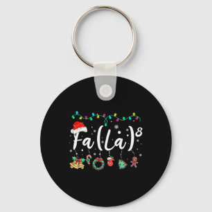 Porte-clés Fa (la) 8 Noël drôle Santa Fa La Prof de maths