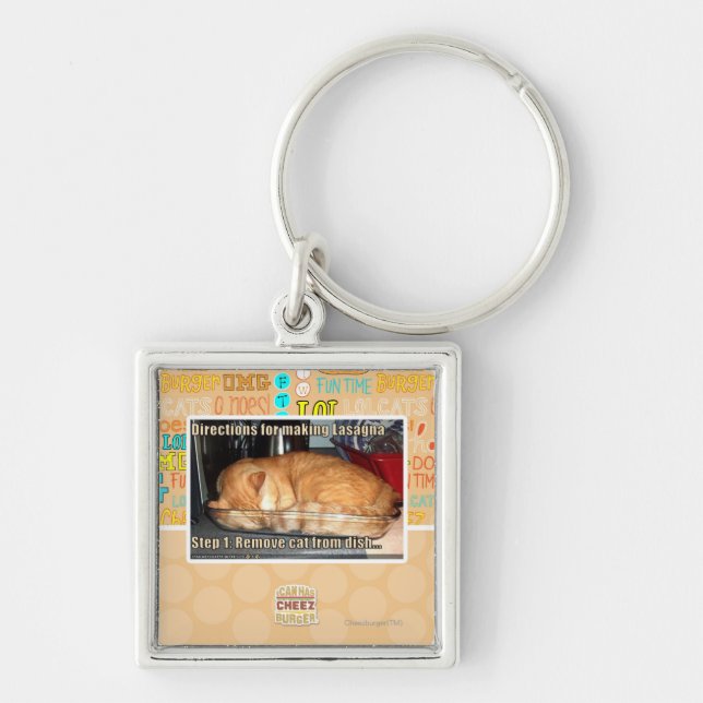 Porte-clés Fabrication du lasagne (Devant)