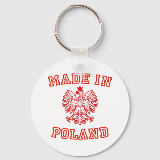 Porte-clés Fabriqué En Pologne (Recto)