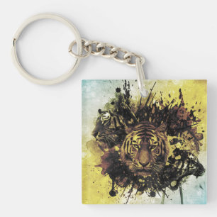 Porte-clés face de lion