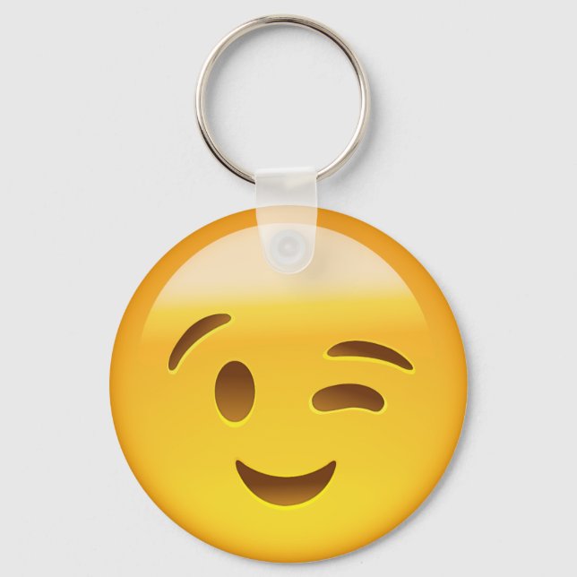 Porte-clés Face de lit Emoij (Recto)