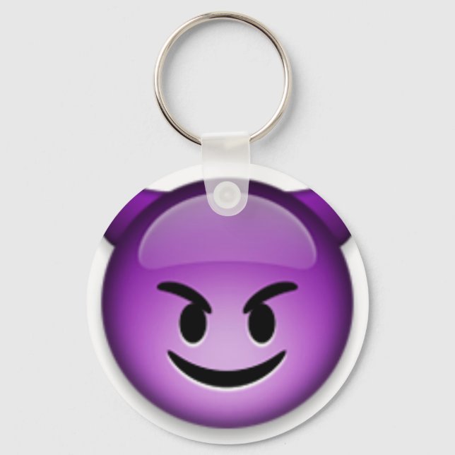 Porte-clés Face de Naughty Emoji (Recto)