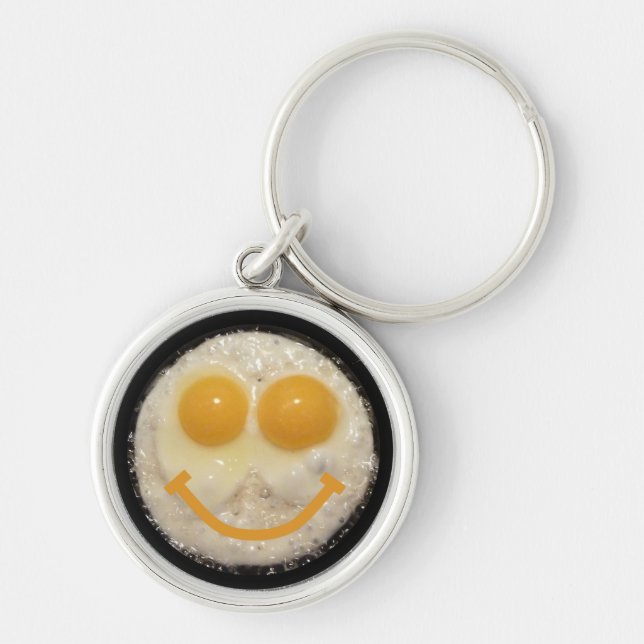 Porte-clés Face d'oeuf frit (Devant)