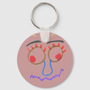 Porte-clés Faces amusantes Porte - clé