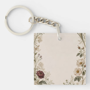Porte-clés Faire-part de mariage botanique Renaissance