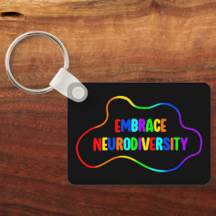 Porte-clés Faire place à la neurodiversité   Sensibilisation 