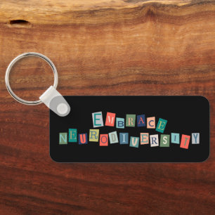 Porte-clés Faire place à la neurodiversité   Sensibilisation 