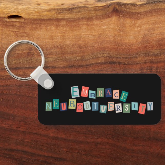 Porte-clés Faire place à la neurodiversité | Sensibilisation  (Verso)